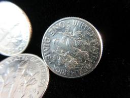1963-64 Silver Dimes In BU Condition