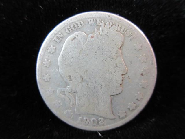 1902 Silver Half Dollar