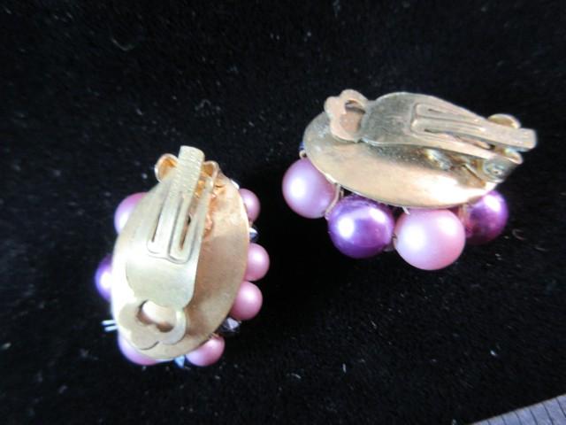 Made In W. Germany Vintage Clip on Earrings