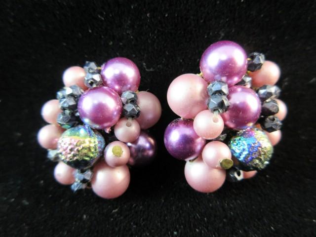 Made In W. Germany Vintage Clip on Earrings