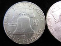 57d 59s Silver Half Dollars