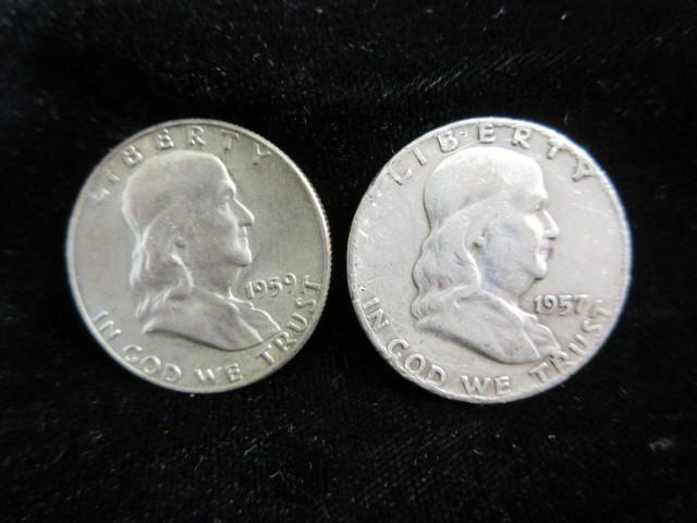 57d 59s Silver Half Dollars