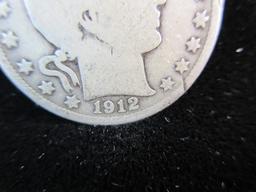 1912 Silver Half Dollar