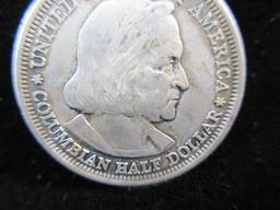 1893 Silver Half Dollar Columbian Exposition