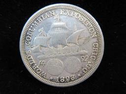 1893 Silver Half Dollar Columbian Exposition