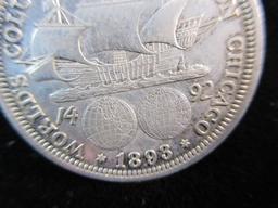 1893 Silver Half Dollar Columbian Exposition