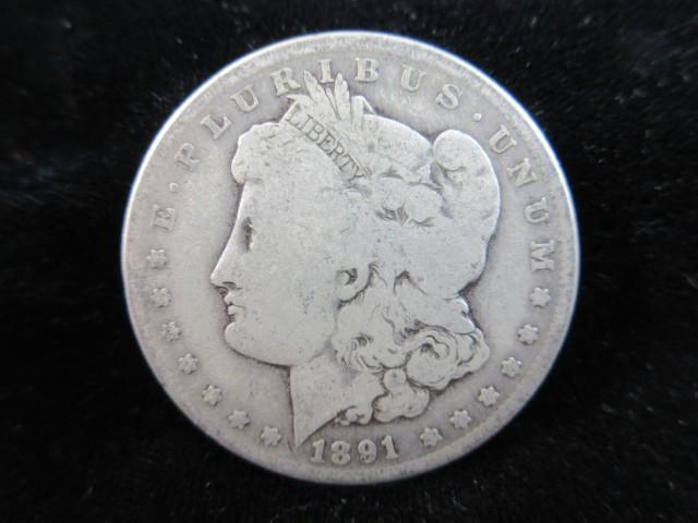 1891 O Silver Morgan Dollar