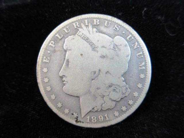 1891 O Silver Morgan Dollar