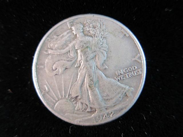 1942 Silver Half Dollar