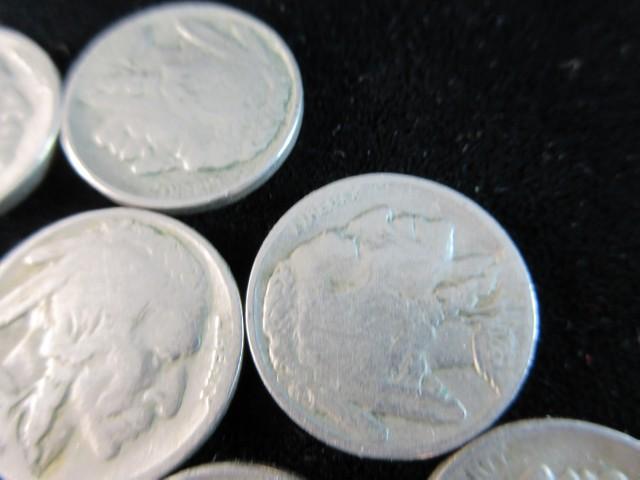 Lot of 11 Buffalo Nickels as Shown