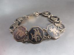 Vintage Siam Sterling Silver Bracelet