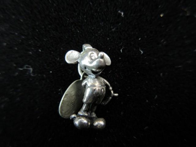 Vintage Disney Mickey Mouse Charm Sterling