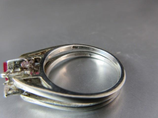 Rotating Sterling Silver Two Sided Ring