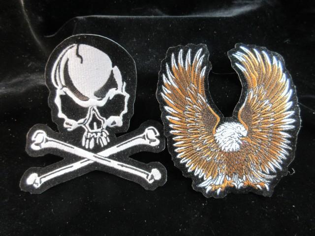 Scull and Eagle Large Patches