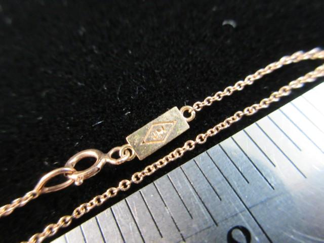 18K Gold Jennifer Myer Wishbone Pendant and 18K Gold Necklace