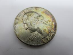 Nicely Toned Silver Quarter Dollar 1952