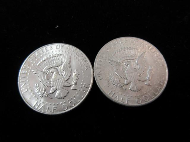 1968 40% Silver Half Dollar Lot of Two