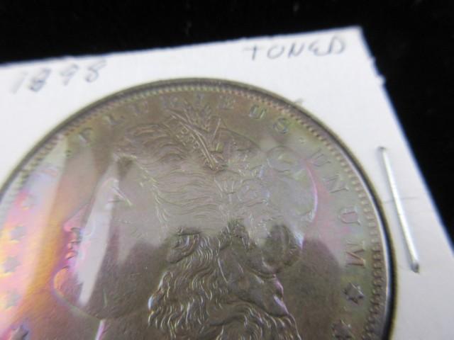 Beautiful Toned Great Condition 1898 Silver Dollar