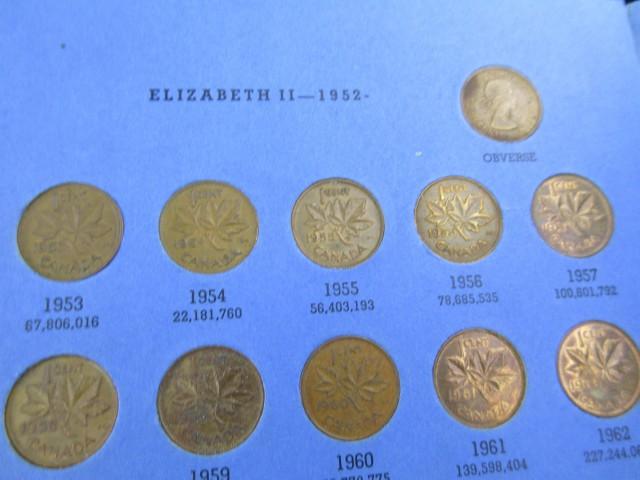1920 Canada Small Cent Book Missing Only Two Coins