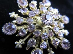 Vintage rhinestone pin