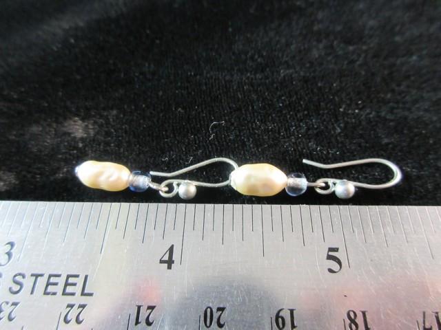 Sterling Silver Pearl Earrings