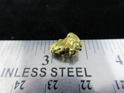 Pure Alaskan Gold Nugget 2.8 grams