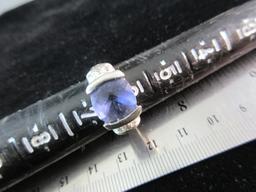 925 Silver Amethyst Gemstone Ring