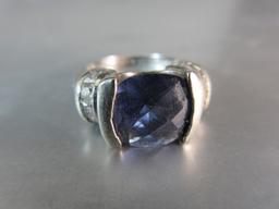 925 Silver Amethyst Gemstone Ring