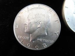 1968-1967 Kennedy Half Dollars