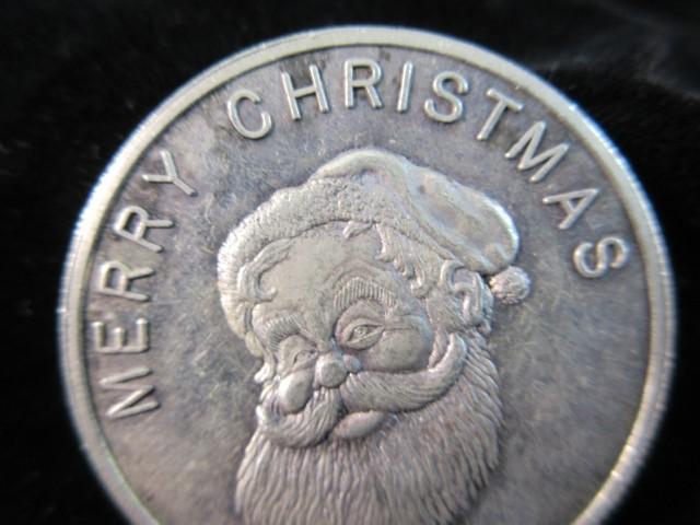 1oz Fine Silver Christmas New Year Coin