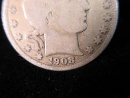 1908 O Silver Half Dollar