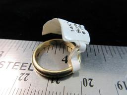 New 2.18gr 14K Yellow Gold Band Style Ring