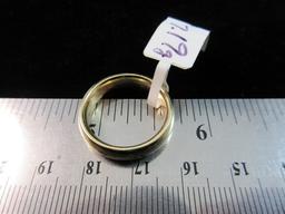 New 7.19gr 14K Yellow Gold Band Style Ring