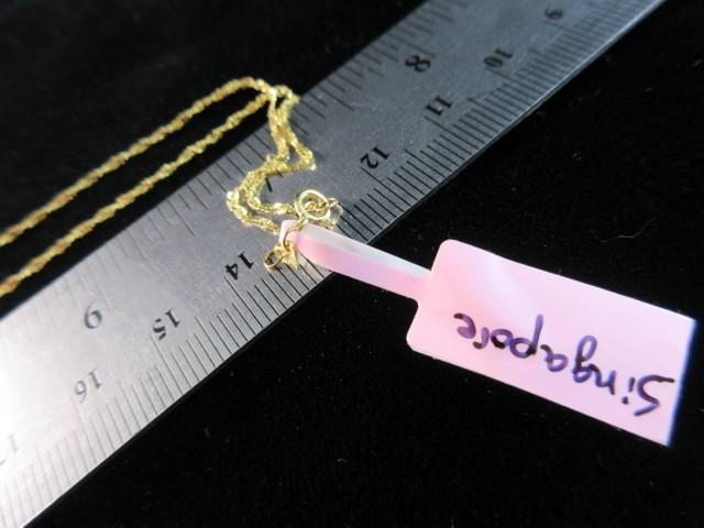 18” 14K Yellow Gold 1.07 Gram Necklace