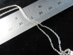 16” 14K White Gold .74 Gram Necklace