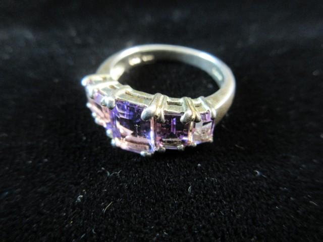 Amethyst Gemstone Sterling Silver Ring