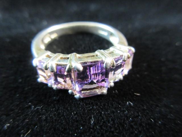 Amethyst Gemstone Sterling Silver Ring