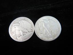 1941D-1942D Silver Half Dollars