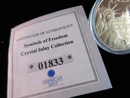 Symbols Of Freedom Crystal Inlay Collection