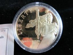 Lady Liberty 24K Gold Layered Coin