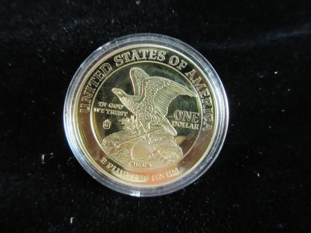Lady Liberty 24K Gold Layered Coin