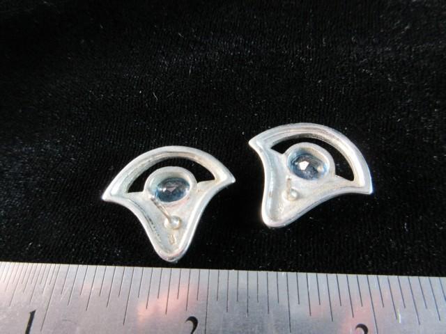 Topaz Gemstone Sterling Silver Earrings