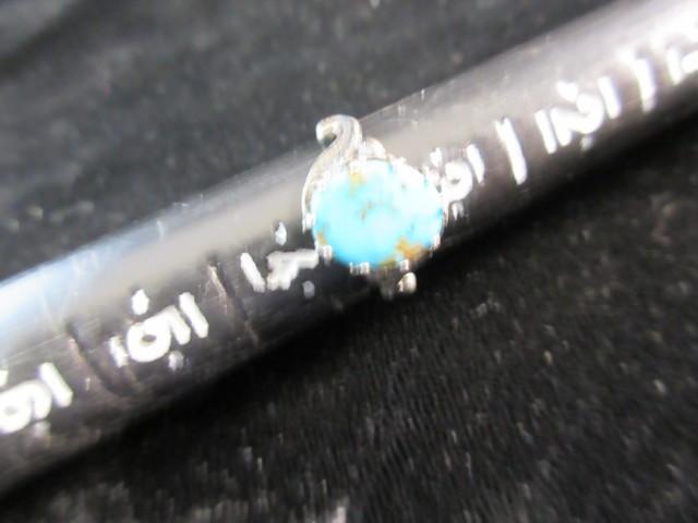 Turquoise Stone Sterling Silver Vintage Ring