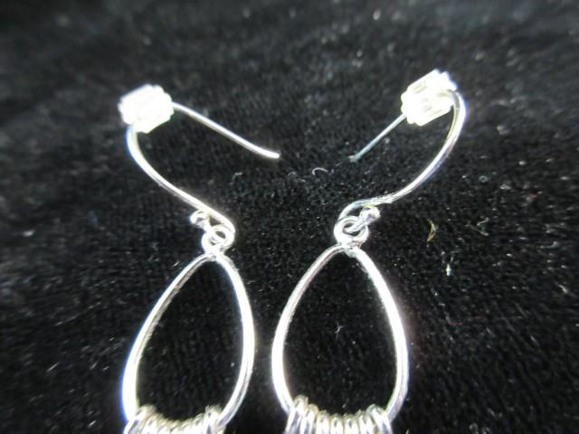 Vintage Sterling Silver Dangle Earrings