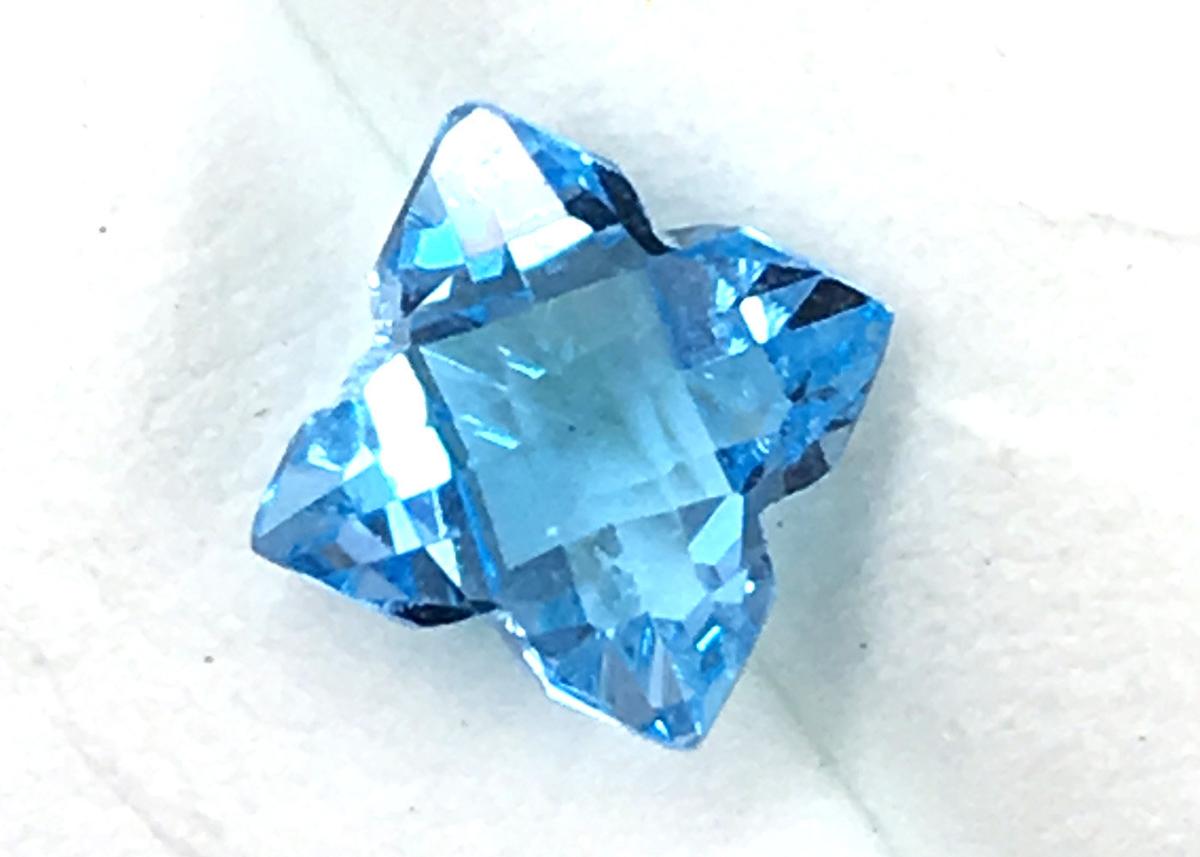 Fancy Cut Blue Topaz 1.225 ct