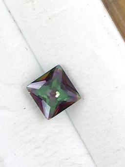 Mystic Topaz Princess Cut 1.09 Ct