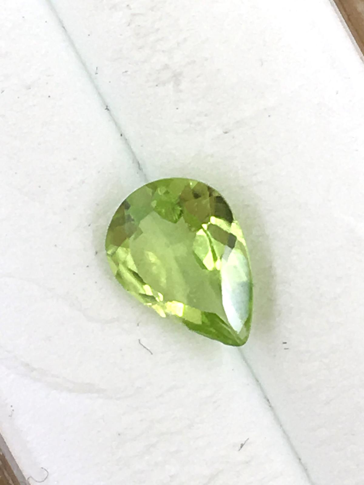 Peridot Teardrop 0.64 ct