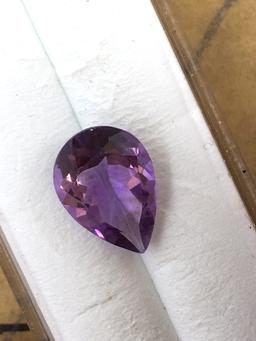 Amethyst Teardrop .64 ct