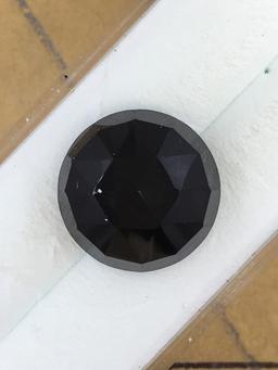 Black Onyx Round 8.9 ct