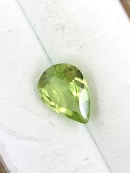 Peridot Teardrop 0.73 ct